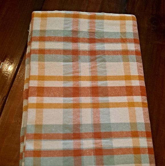 🍽🟤🟠⚪️Multi-Color Table Runner With Plaid Design - Picture 4 of 5